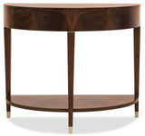 Archives Demilune Console Classic Walnut - Dark Brown by Hooker Furniture - View 3