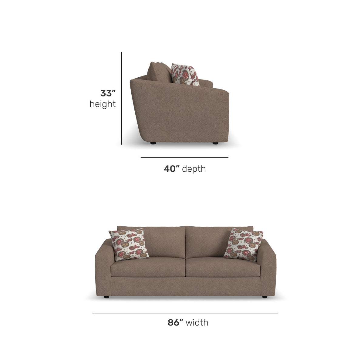 Chevy Fabric Sofa | Flexsteel