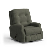 Devon Transitional Fabric Swivel Gliding Recliner | Flexsteel