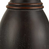 Pravin Floor Lamp Dark Wood - Black by Uttermost - View 6