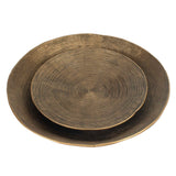 Stratum Round Bowls (Set of 2) Brass - Bronze by Uttermost - View 4