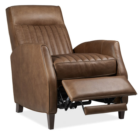 Denver Push Back Recliner - Dark Brown by Hooker Furniture - View 7