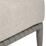 Borneo Outdoor Ottoman Dove - Light Gray by Uttermost - View 4
