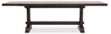 Driftwood Rectangular Dining Table with Two 20-inch Leaves Burnt Timber - Dark Brown by Hooker Furniture - View 3