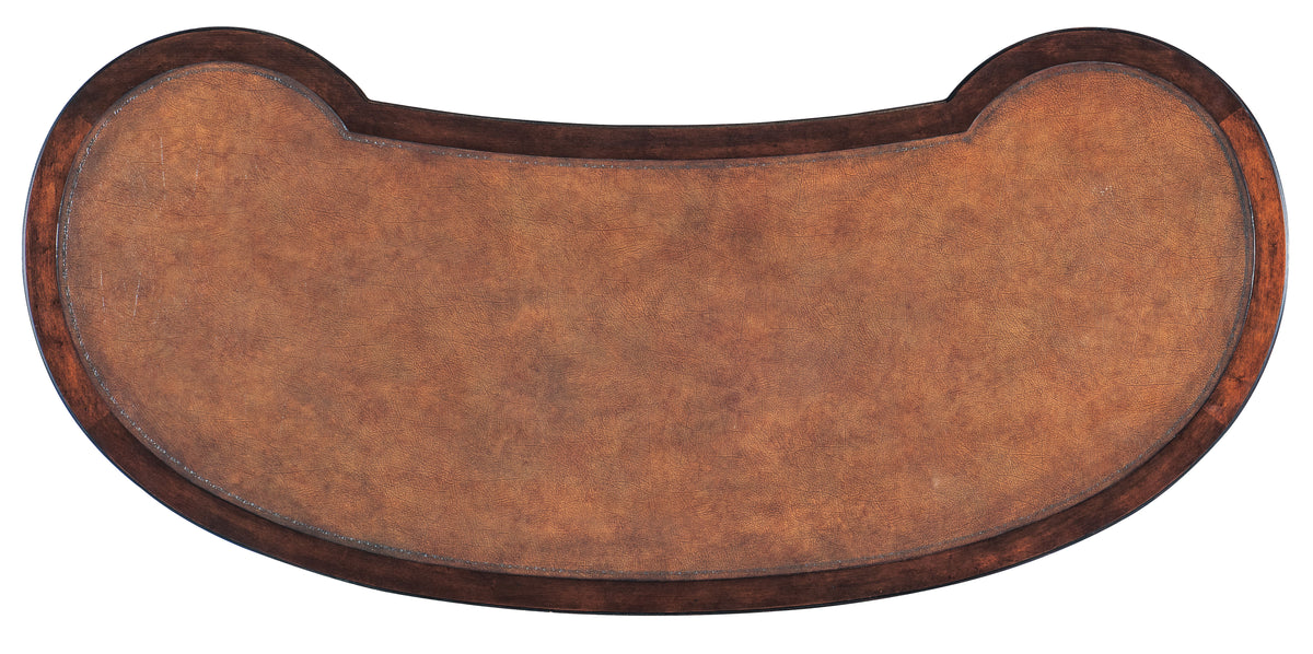 Charleston Kidney Writing Desk - Dark Brown by Hooker Furniture - View 6