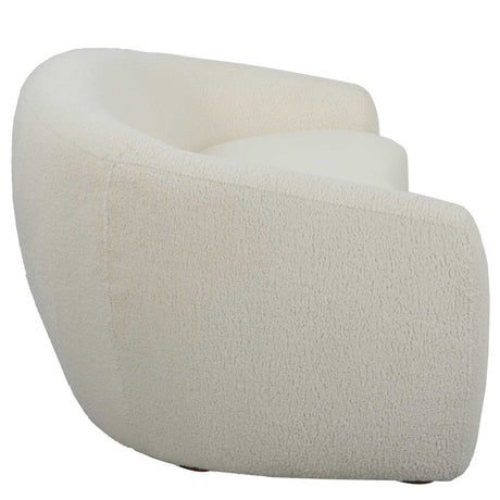 Capra Art Deco White Sofa by Uttermost - View 6