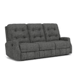 Devon Transitional Fabric Power Reclining Sofa | Flexsteel