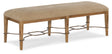 Cashiers Bed Bench Almond / Vintage Ecru - Light Brown / Beige by Hooker Furniture - View 1