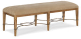 Cashiers Bed Bench Almond / Vintage Ecru - Light Brown / Beige by Hooker Furniture - View 1