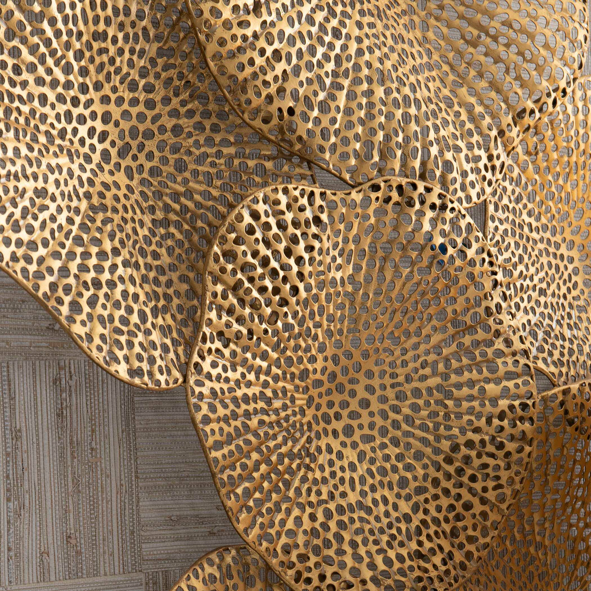 Ripley Gold Metal Wall Art by Uttermost - View 6