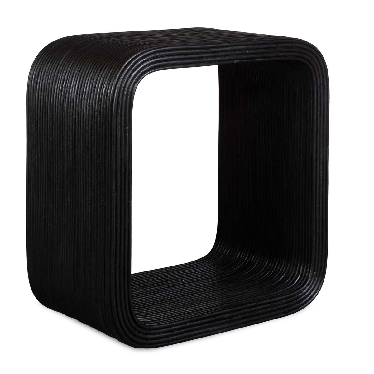 Compton Rattan Side Table - Black by Uttermost - View 1