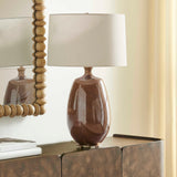 Vinson Glossy Table Lamp - Dark Brown by Uttermost - View 4