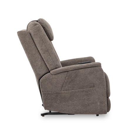 Zecliner Model 3+ Power Rocking Sleep Recliner With Power Headrest, Lumbar, Heat & Massage - Umber Gray | Flexsteel