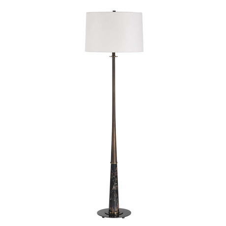 Tallarico Brass & Marble Floor Lamp Black / Bronze / Brown - Black / Dark Brown by Uttermost - View 4