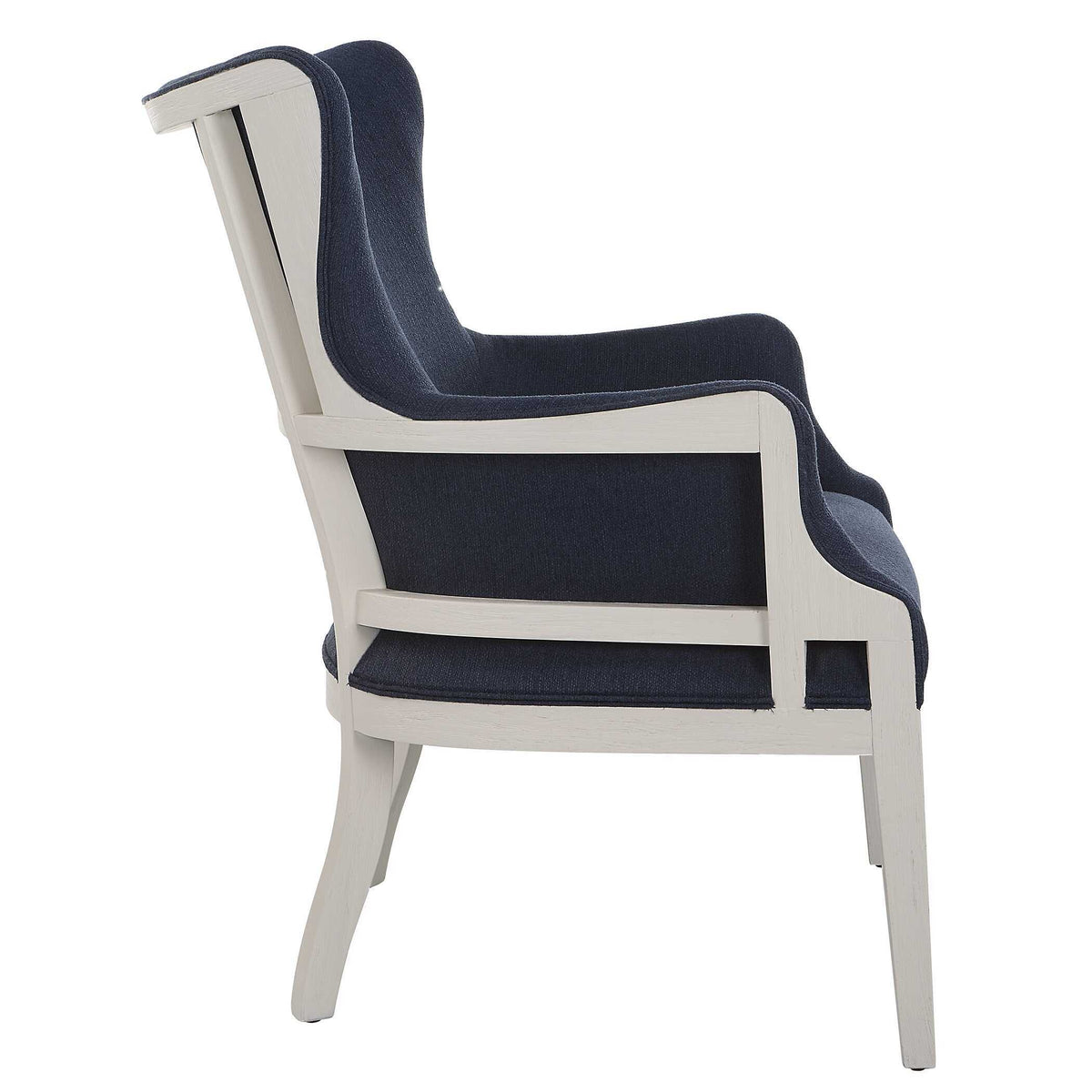 Gordonston Blue Fabric Accent Chair by Uttermost - View 5