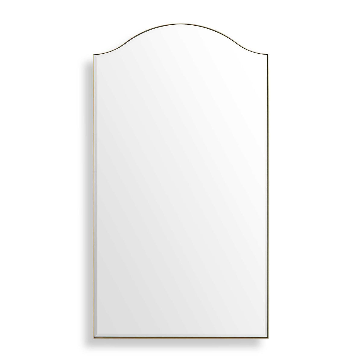 Mallorca Arch Mirror Brass - Gold by Uttermost - View 1