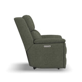 Porter Transitional Power Recliner With Power Headrest & Lumbar | Flexsteel