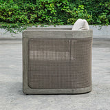 Dartmoor Outdoor Barrel Chair Weathered Gray - Light Gray by Uttermost - View 4