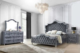 4 Piece Set Queen Bed - Gray - 223581Q - S4 - image - 1