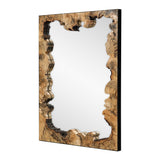 Abraham Wood Mirror Woodtone - Light Brown by Uttermost - View 3