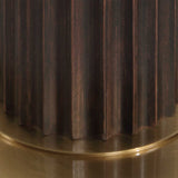 Forage Floor Lamp Dark Oak - Dark Brown / Gold by Uttermost - View 6