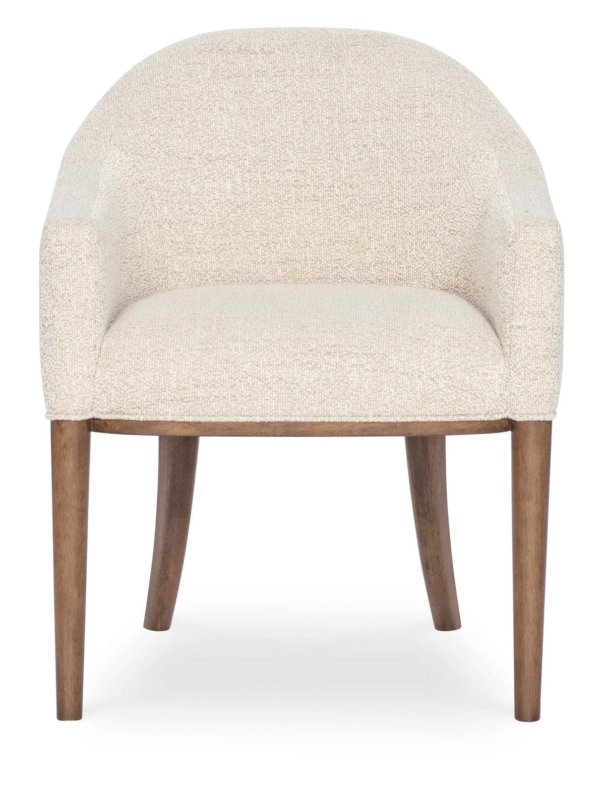 Eleana Upholstered Arm Chair - Beige / Dark Brown by Hooker Furniture - View 5