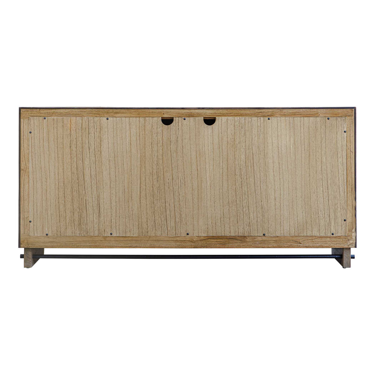 Kellem Wood 4 Door Cabinet Natural - Light Brown by Uttermost - View 9