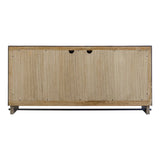 Kellem Wood 4 Door Cabinet Natural - Light Brown by Uttermost - View 9