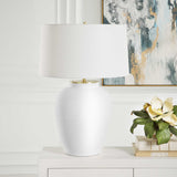 Adelaide Table Lamp - White by Uttermost - View 3