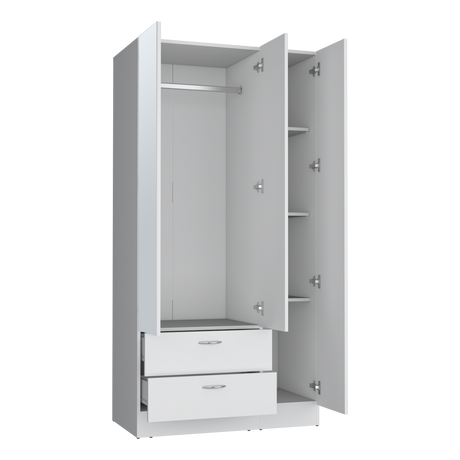 Armoire Haddam, Bedroom, White - sold by Home Elegance USA