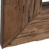 Rennick Large Reclaimed Pine Mirror - Dark Brown by Uttermost - View 5