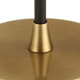 Stowe Floor Lamp Satin Black - Black / White by Uttermost - View 6