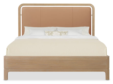 Banyon Bay Queen Panel Bed Desert Oak Brown - Light Brown by Hooker Furniture - View 3