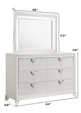 Prism Modern Style King 5PC Bedroom Set with LED Accents & V-Shaped handles - Home Elegance USA