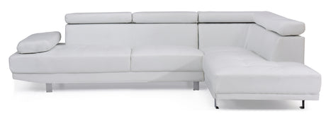 Riveredge G449-SC Sectional  ( Without Ottoman) , WHITE - sold by Home Elegance USA