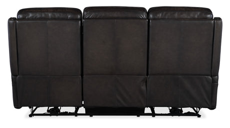 Hamilton Power Sofa With Power Headrest - Dark Brown / Dark Gray by Hooker Furniture - View 3