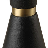 Layla Black Tapered Floor Lamp by Uttermost - View 6