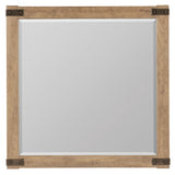 Vineyard Row Square Mirror - Light Brown by Hooker Furniture - View 1