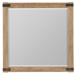 Vineyard Row Square Mirror - Light Brown by Hooker Furniture - View 1