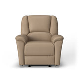 Plush Transitional Leather Gliding Recliner | Flexsteel