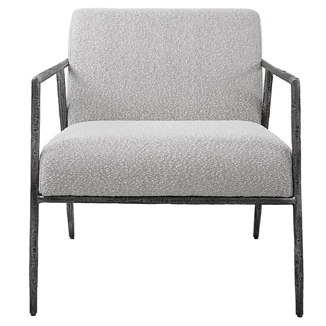 Brisbane Accent Chair Light Gray - Beige by Uttermost - View 1