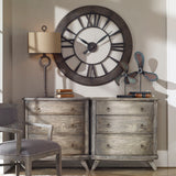 Ronan Wall Clock - Dark Brown by Uttermost - View 4