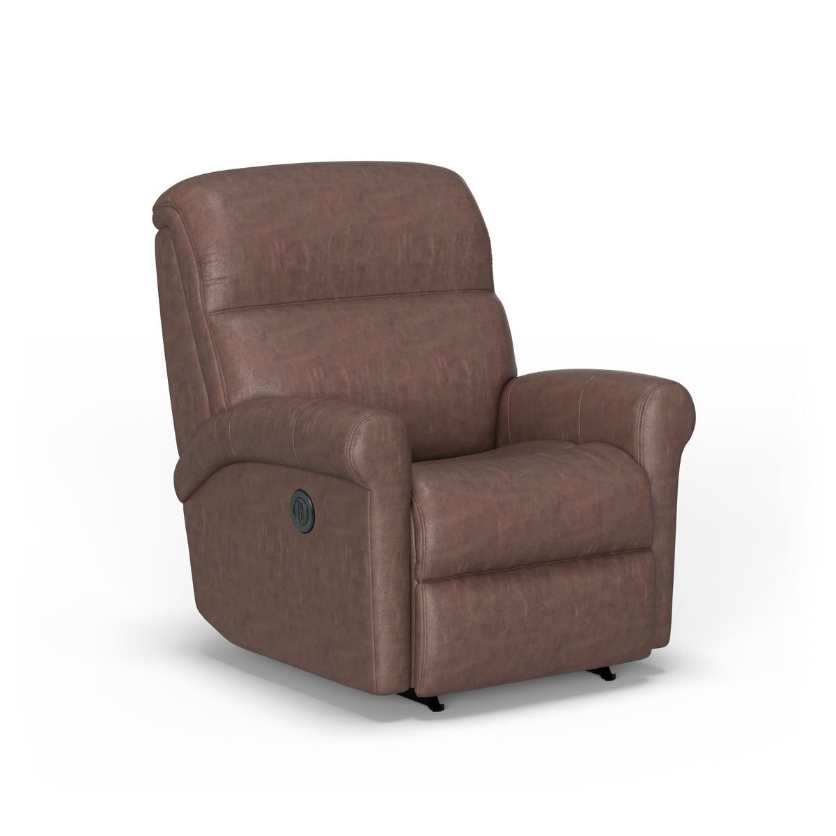 Davis Traditional Leather Power Rocking Recliner | Flexsteel