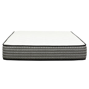 Premium 12 in. Queen Size Hybrid Mattress in a Box, Soft Gel Memory Foam Top with Cooling Technology, White/Gray
