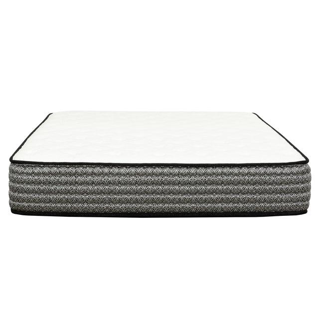 Premium 12 in. Queen Size Hybrid Mattress in a Box, Soft Gel Memory Foam Top with Cooling Technology, White/Gray
