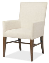 Driftwood Upholstered Arm Chair (Set of 2) Worn Saddle / Beige - Dark Brown / Beige by Hooker Furniture - View 2