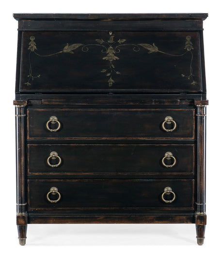 Charleston Secretary - Black by Hooker Furniture - View 9