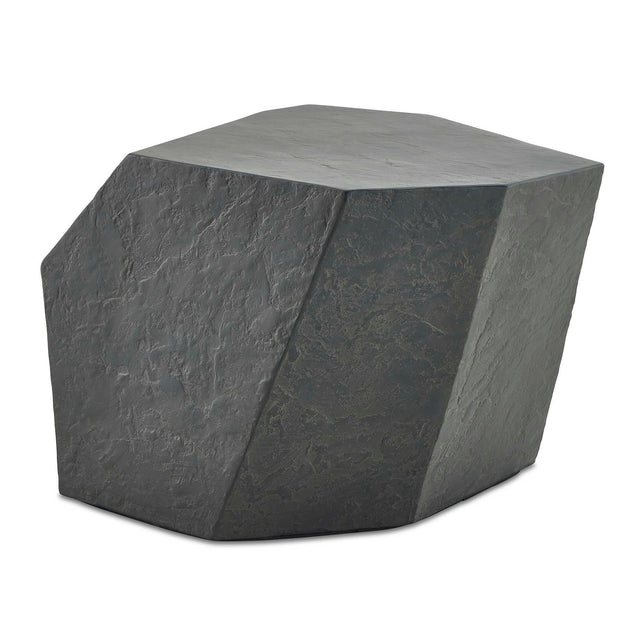 Parra Outdoor Side Table Slate - Black by Uttermost - View 1