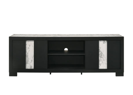 1pc Entertainment Console Rustic Charm Driftwood Wood Finish Open Shelf Living Room Furniture - sold by Home Elegance USA