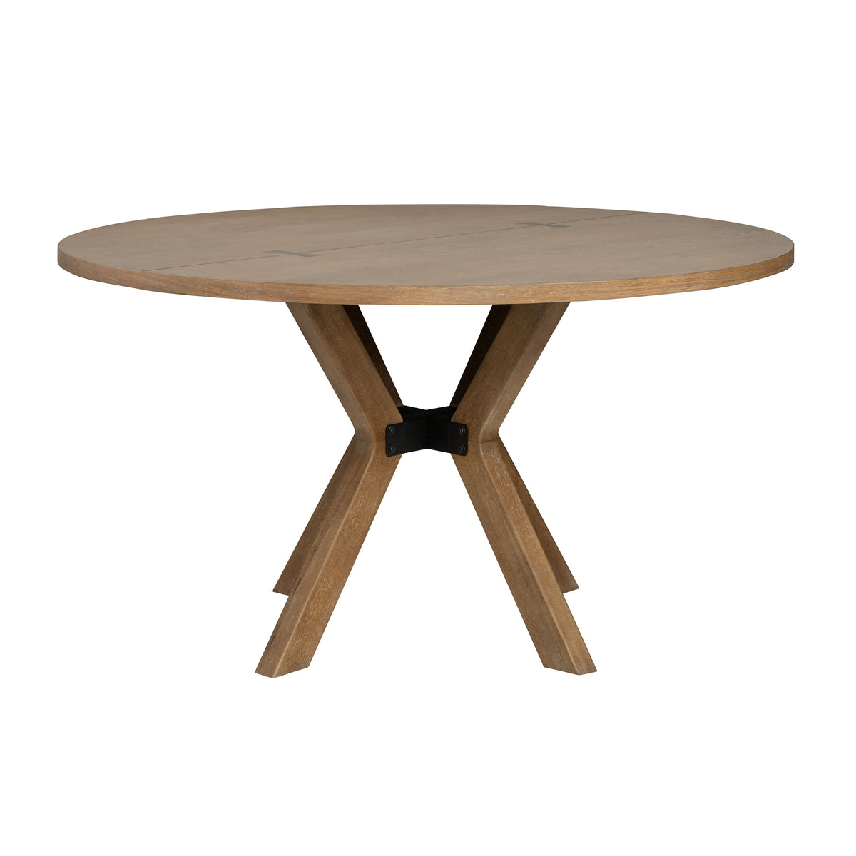 Millwork Round Dining Table - Light Brown | Flexsteel